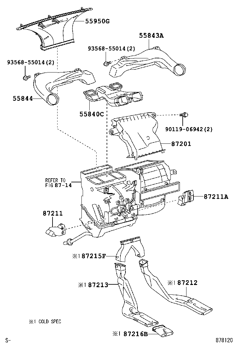 55902-52070 CONTROL SUB-ASSY, HEATER product image