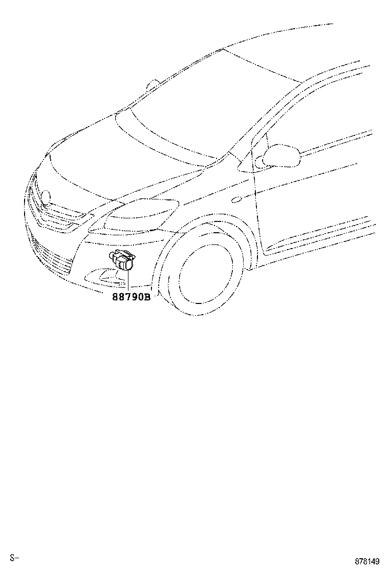 55844-52190 DUCT, HEATER TO REGISTER, NO.1 product image