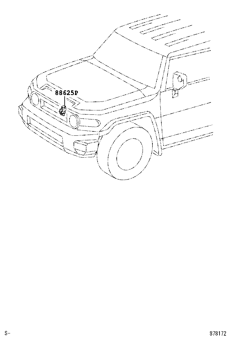 55843-35060 DUCT, HEATER TO REGISTER, NO.1 product image