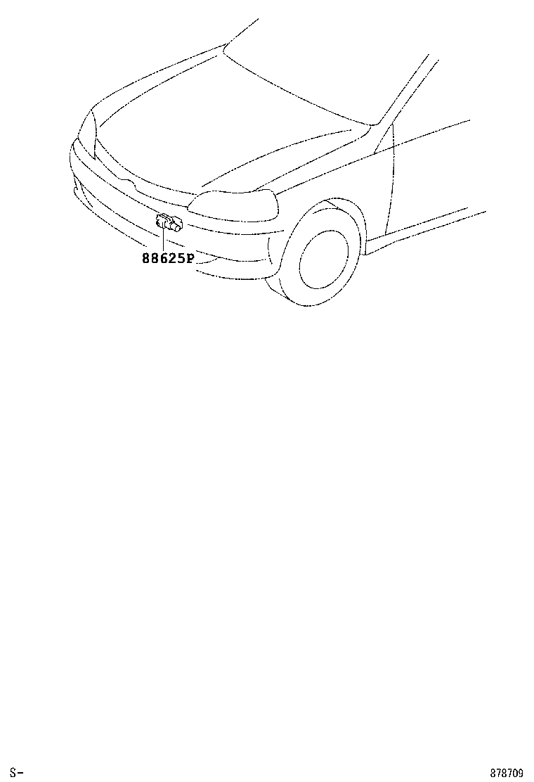 55843-0D030 DUCT, HEATER TO REGISTER, NO.1 product image