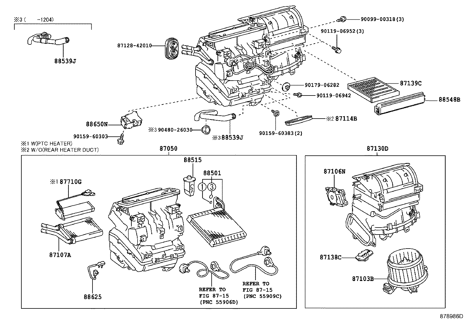 87103-42100 MOTOR SUB-ASSY, BLOWER W/FAN product image