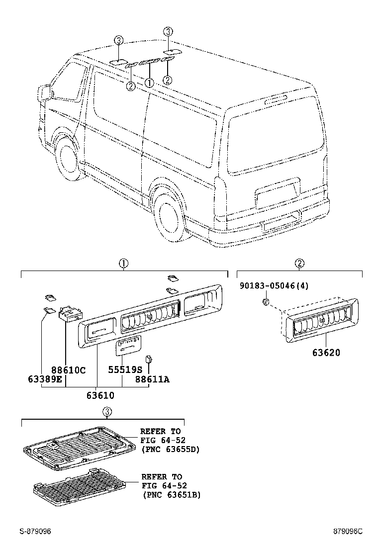 55901-26200 KNOB, HEATER CONTROL product image