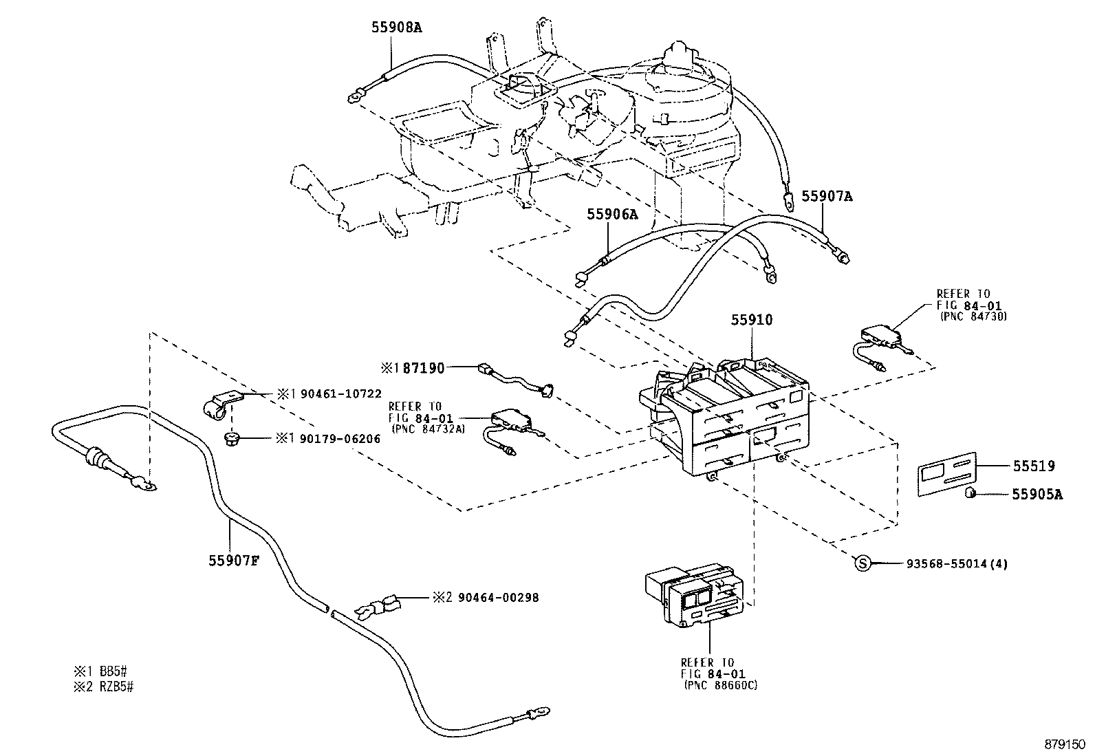 55845-0S010 DUCT, HEATER TO REGISTER, NO.3 product image
