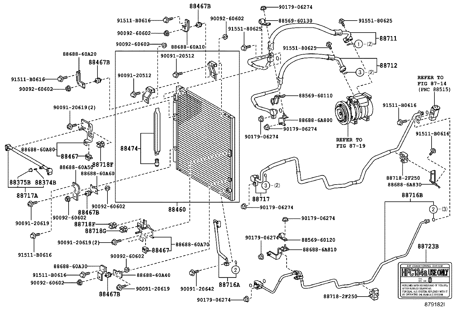 88461-60150 CONDENSER ASSY, COOLER product image