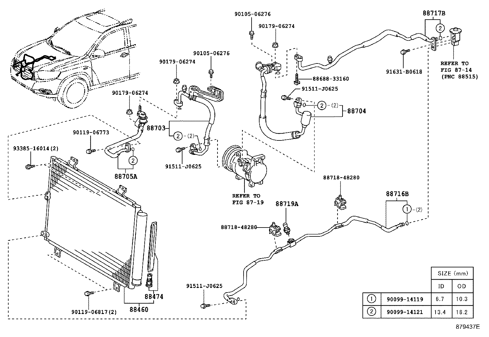 88460-48110 CONDENSER ASSY, COOLER product image
