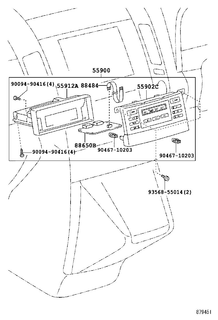 55843-0F030 DUCT, HEATER TO REGISTER, NO.1 product image