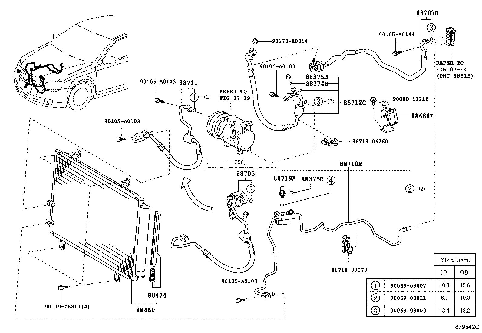 88460-07060 CONDENSER ASSY, COOLER product image