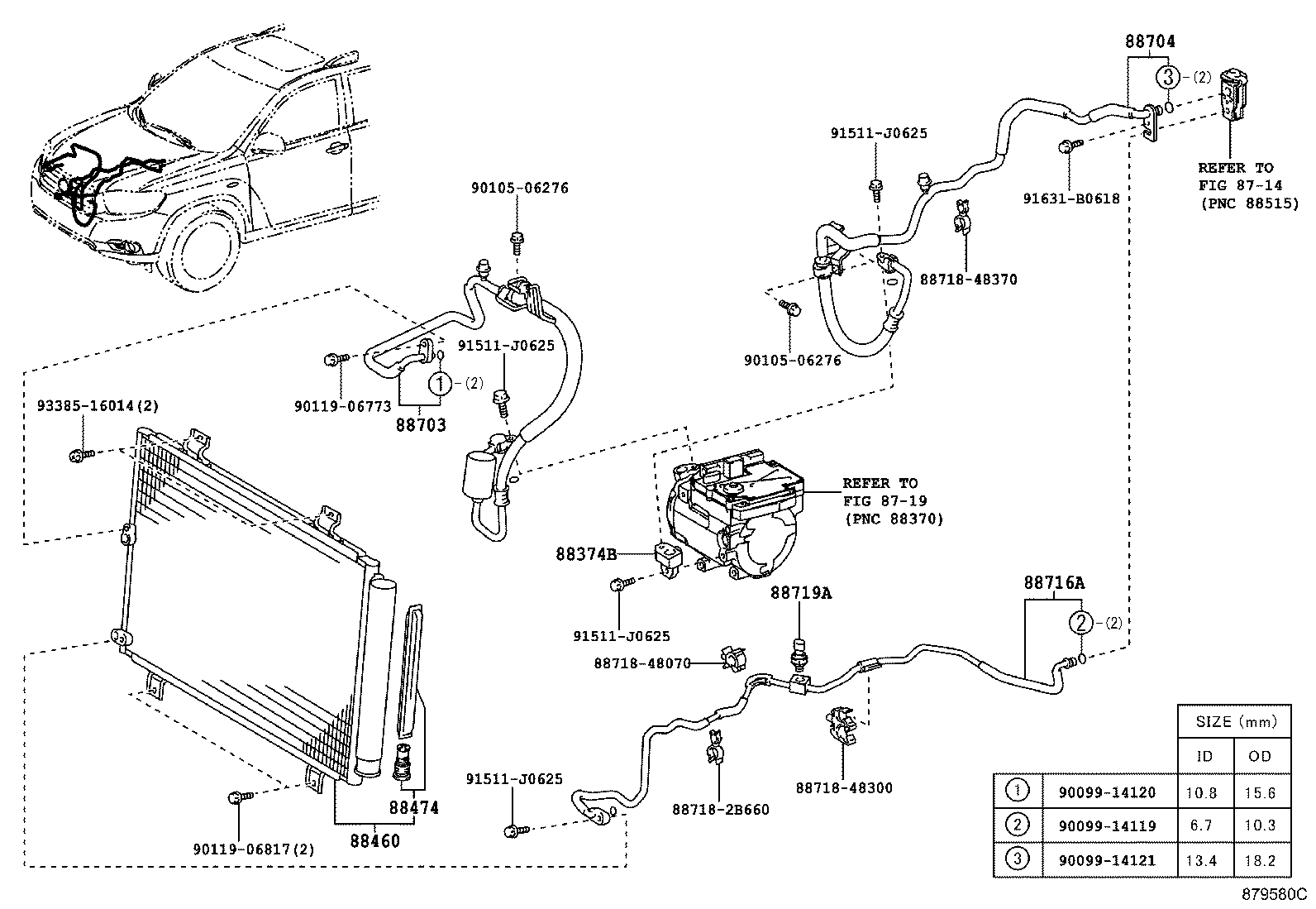 88460-48110 CONDENSER ASSY, COOLER product image