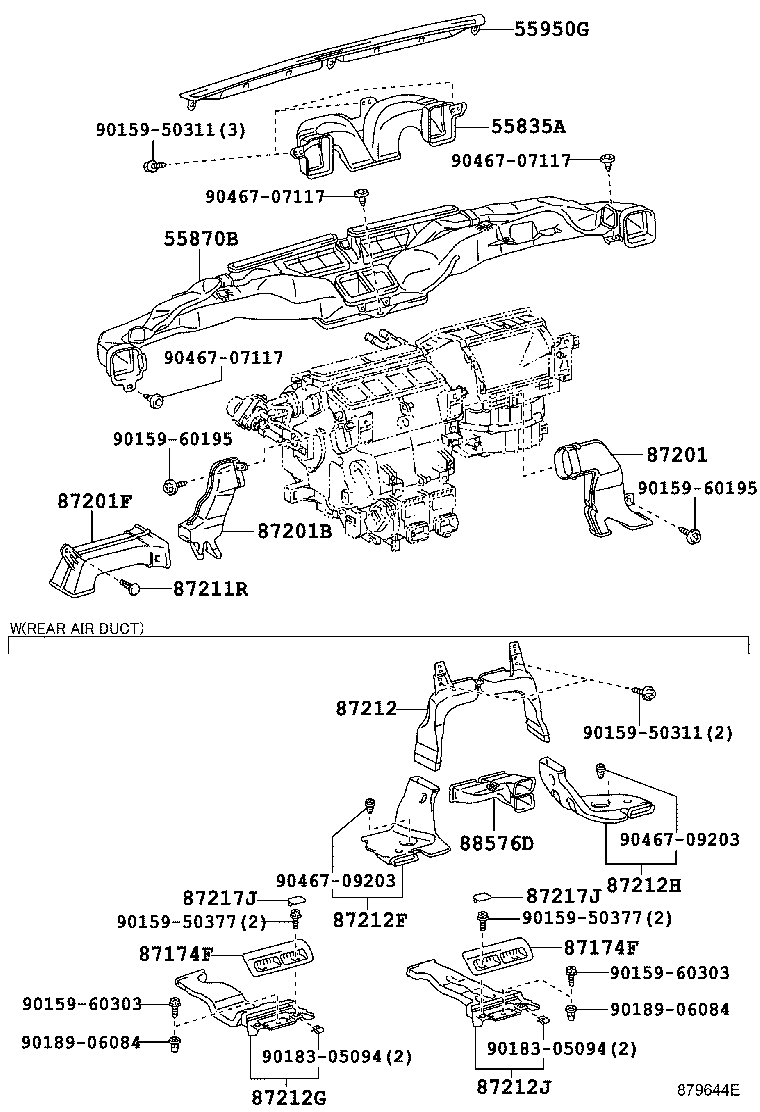 55900-60F41 CONTROL ASSY, AIR CONDITIONER product image