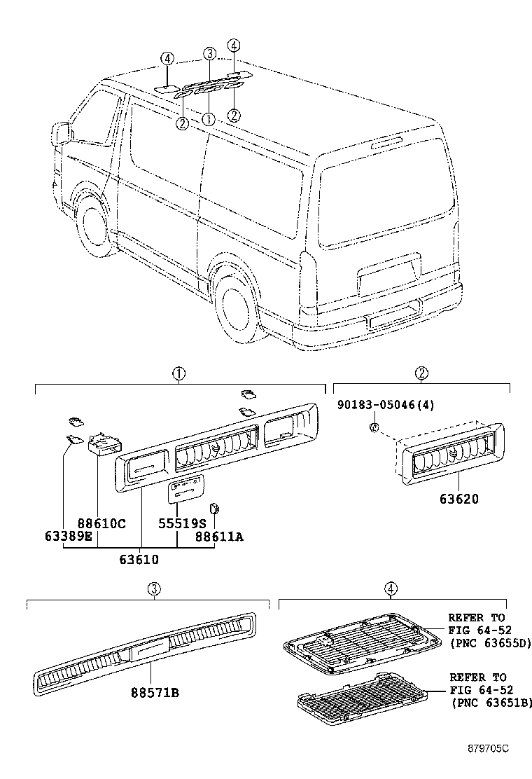 55901-26200 KNOB, HEATER CONTROL product image