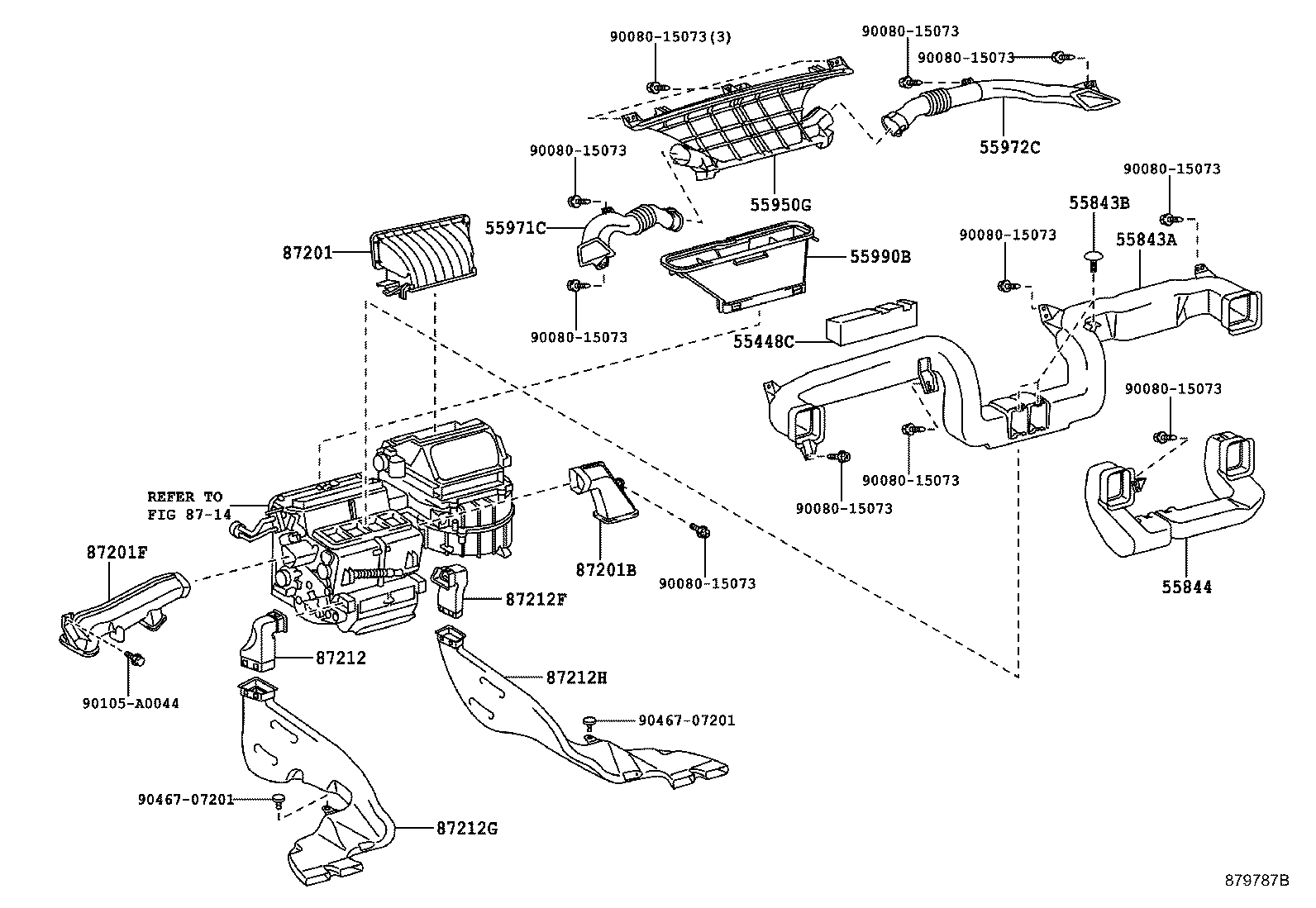55448-0C010 CUSHION, INSTRUMENT PANEL, NO.1 product image