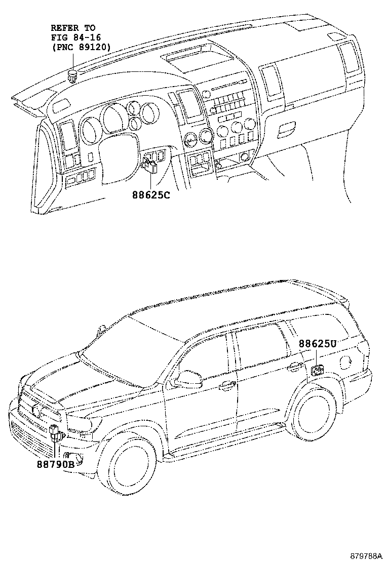 55448-0C010 CUSHION, INSTRUMENT PANEL, NO.1 product image