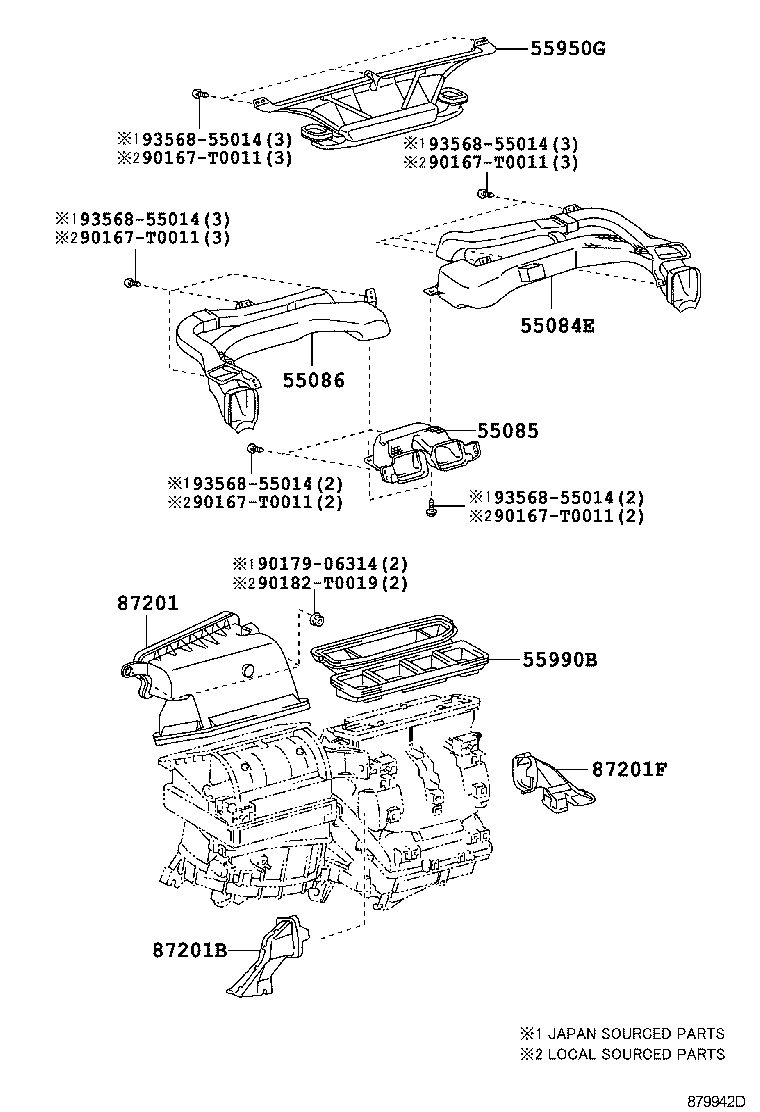 55902-02040 CONTROL SUB-ASSY, HEATER product image