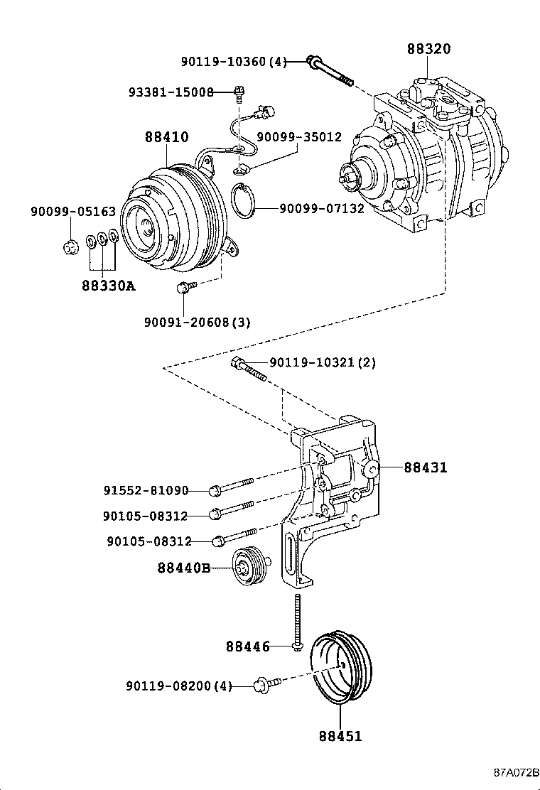88451-36200 PULLEY, CRANKSHAFT product image