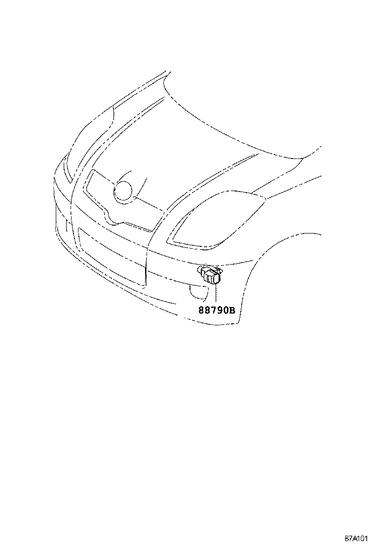 55843-0D140 DUCT, HEATER TO REGISTER, NO.1 product image