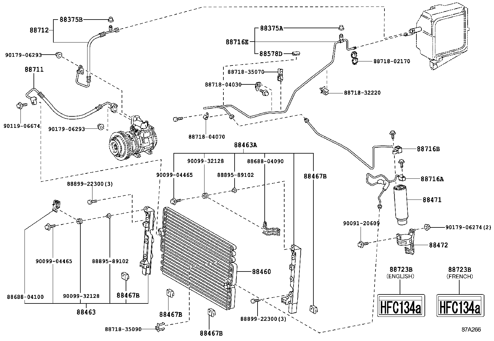 88460-04090 CONDENSER ASSY, COOLER product image