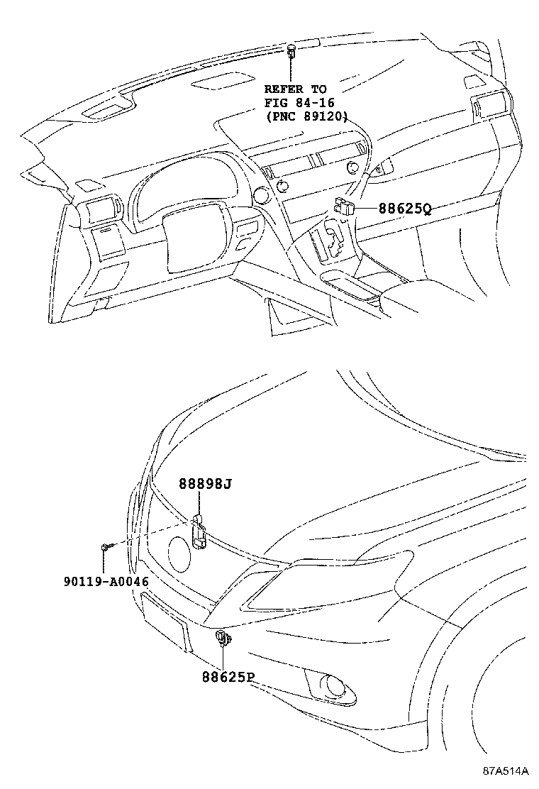 55846-0E020 DUCT, HEATER TO REGISTER, NO.4 product image