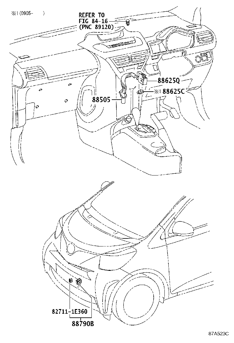 55950-74010 NOZZLE ASSY, DEFROSTER product image