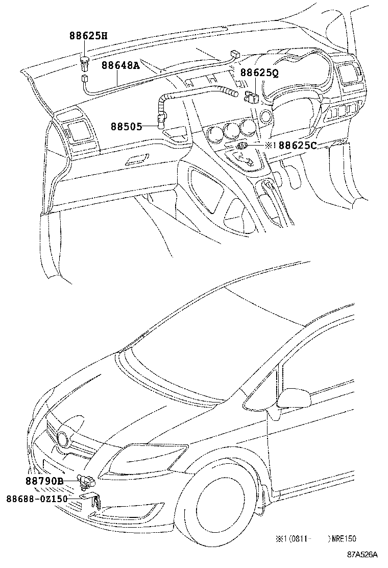 55843-02210 DUCT, HEATER TO REGISTER, NO.1 product image
