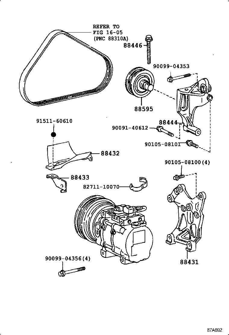 88320-10380 COMPRESSOR ASSY, COOLER product image