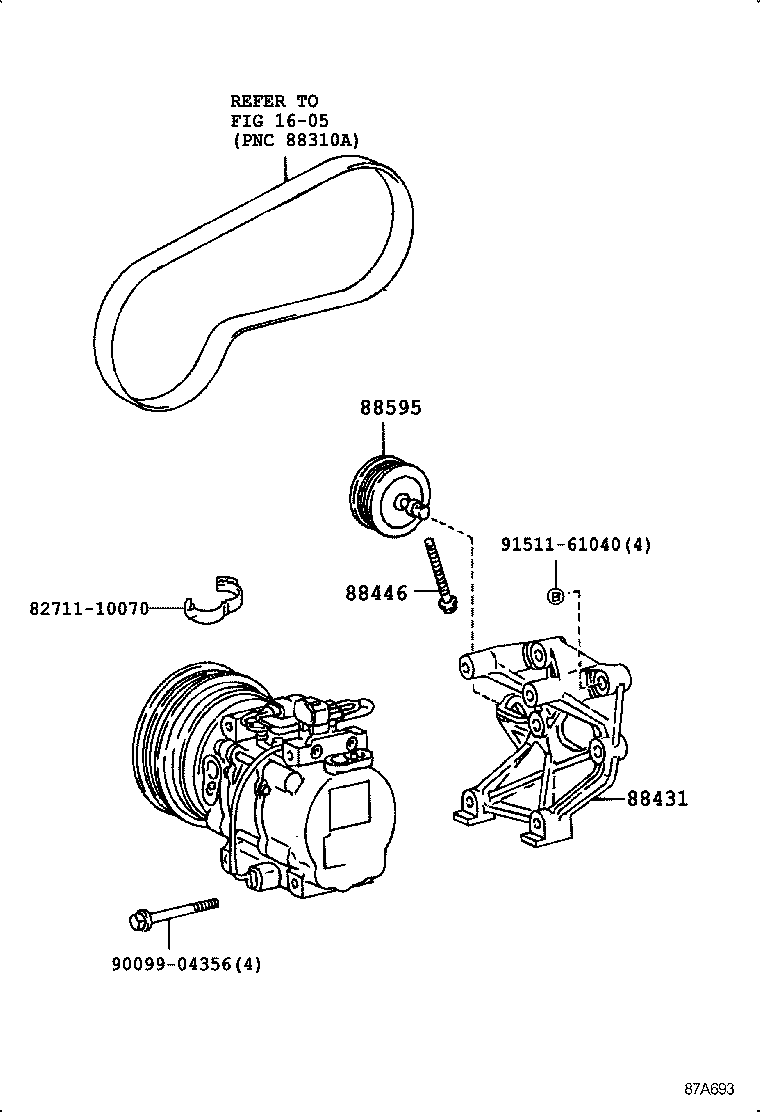 88320-10380 COMPRESSOR ASSY, COOLER product image