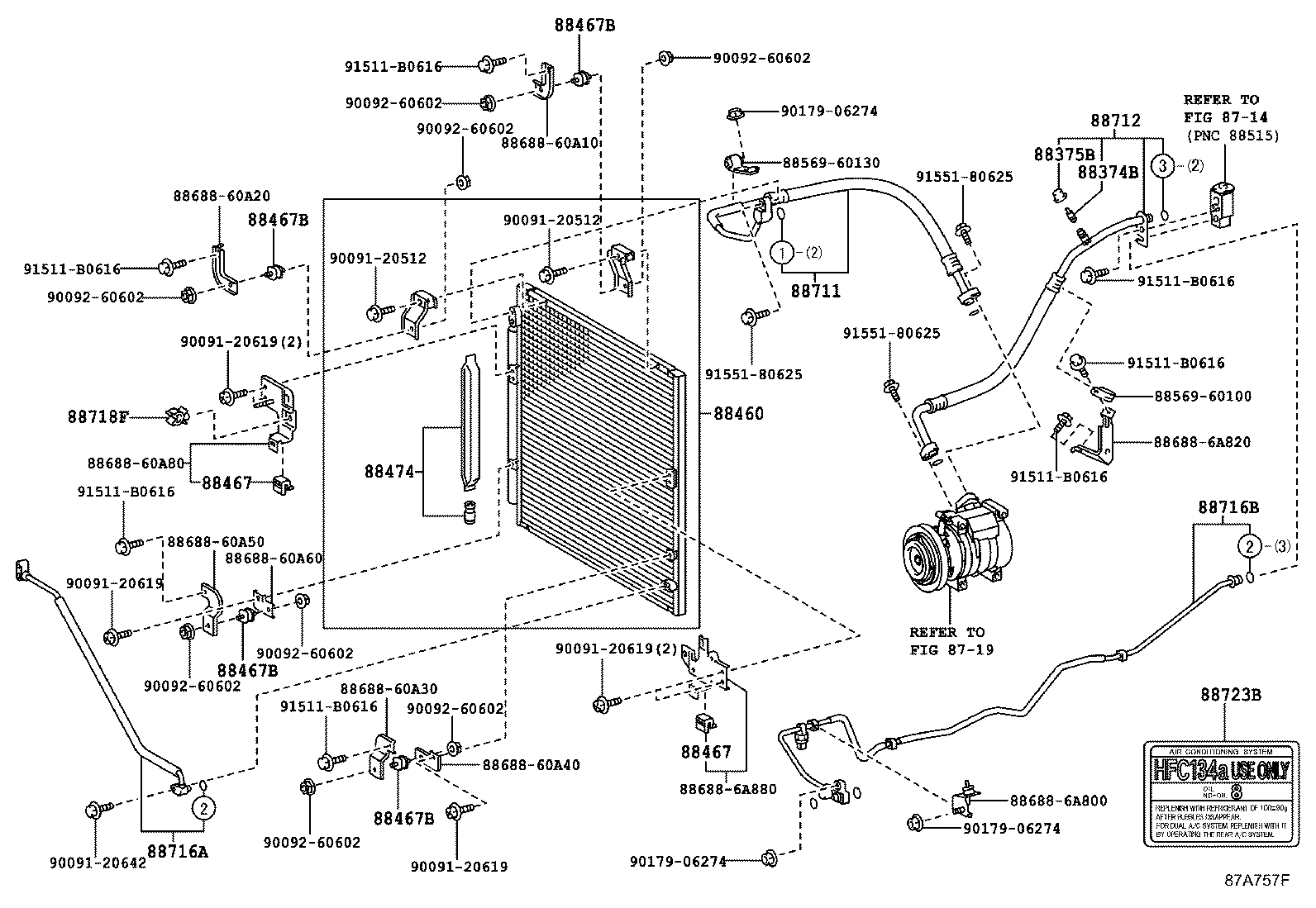 88461-60150 CONDENSER ASSY, COOLER product image