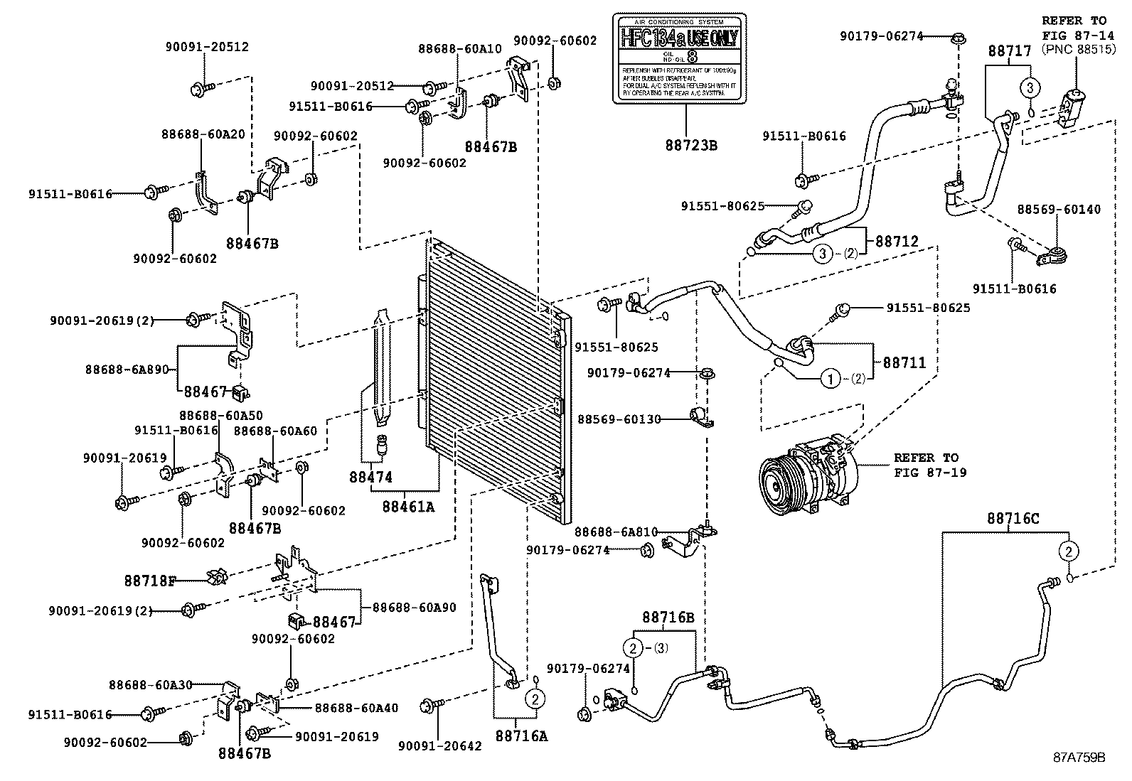 88461-60150 CONDENSER ASSY, COOLER product image