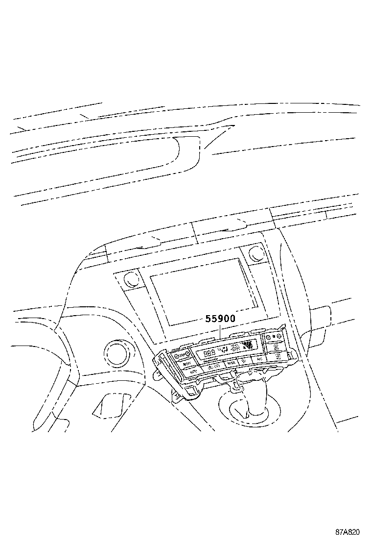 55843-47050 DUCT, HEATER TO REGISTER, NO.1 product image