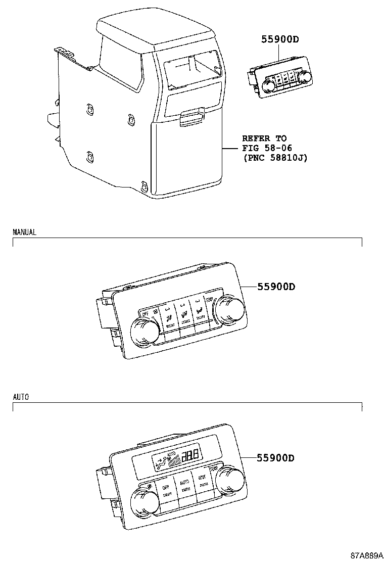 55846-0E030 DUCT, HEATER TO REGISTER, NO.4 product image