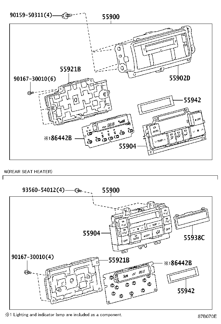 55843-60180 DUCT, HEATER TO REGISTER, NO.1 product image