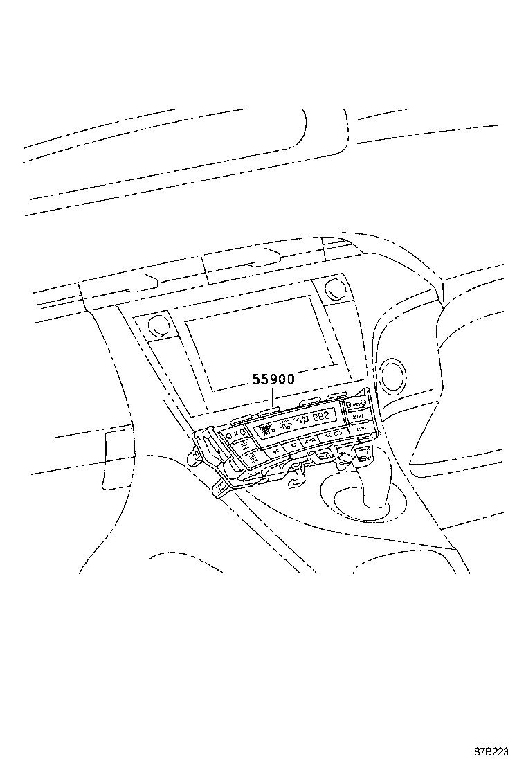 88620-47010 THERMISTOR ASSY, AIR CONDITIONER product image