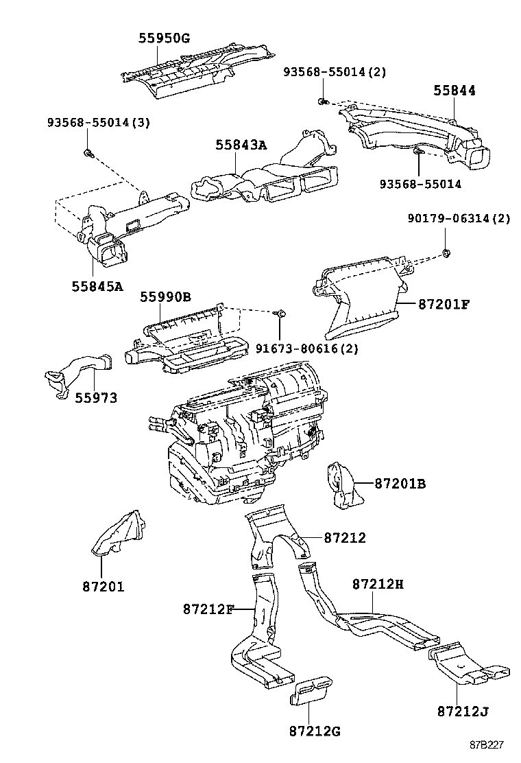 88620-47010 THERMISTOR ASSY, AIR CONDITIONER product image