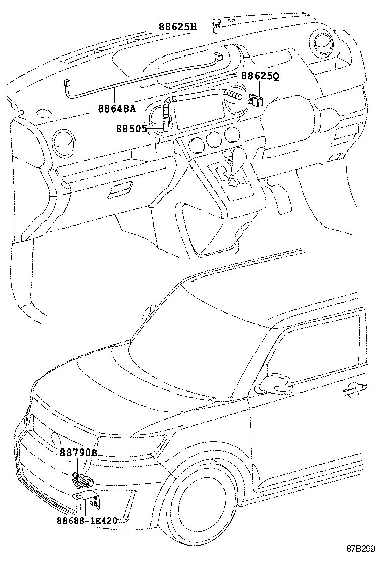 55085-12180 DUCT, HEATER TO REGISTER, NO.1 product image