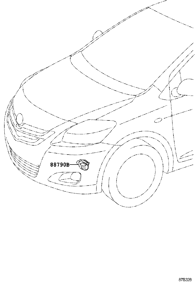 55844-0D200 DUCT, HEATER TO REGISTER, NO.1 product image