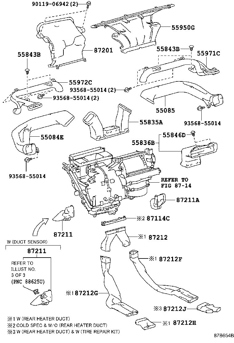 55903-52241 CONTROL SUB-ASSY, HEATER, NO.3 product image
