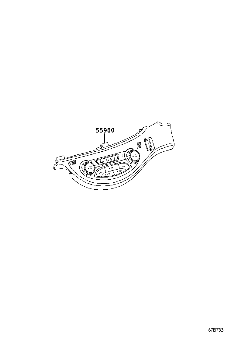 55084-52120 DUCT, HEATER TO REGISTER, NO.1 product image