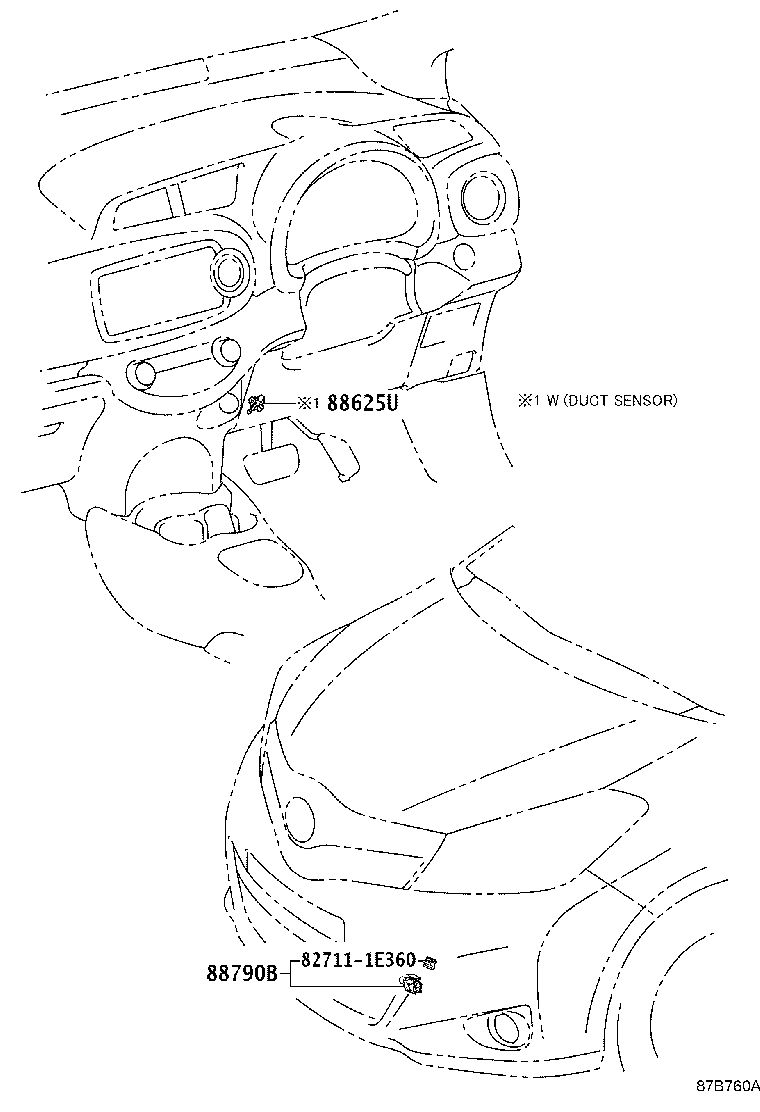 55844-52260 DUCT, HEATER TO REGISTER, NO.2 product image