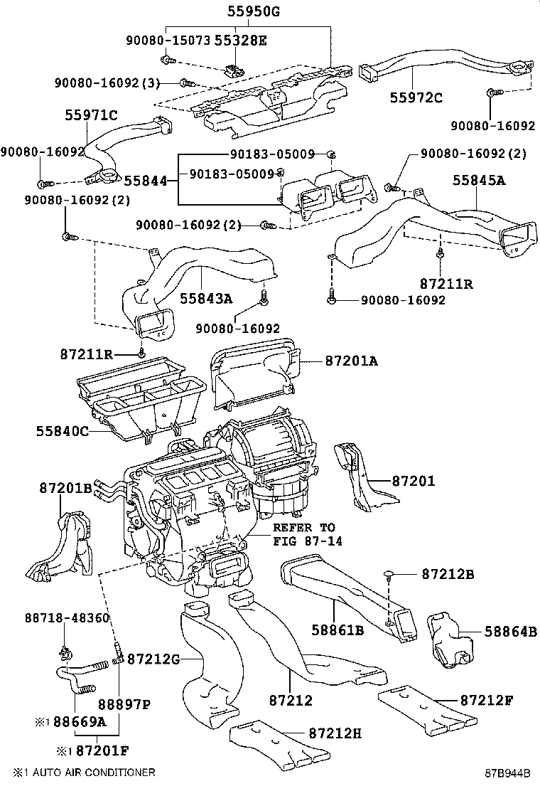 55900-06360 CONTROL ASSY, AIR CONDITIONER product image