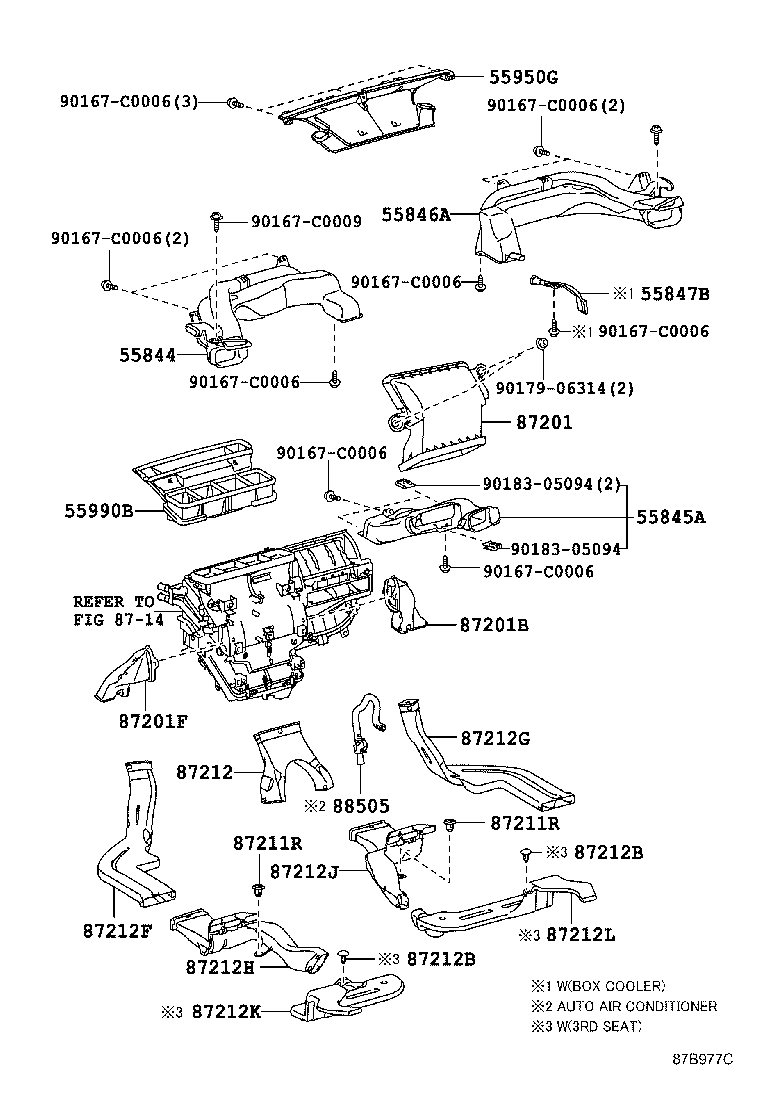 55900-0F100 CONTROL ASSY, AIR CONDITIONER product image