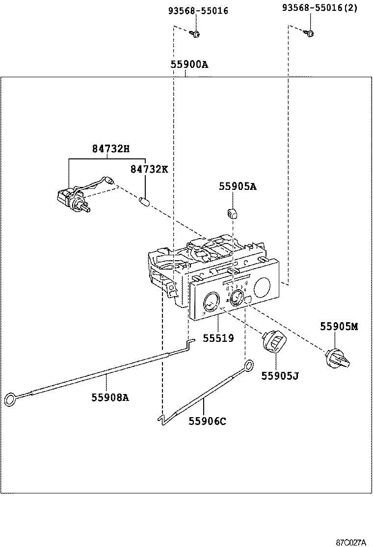 55843-37151 DUCT, HEATER TO REGISTER, NO.1 product image