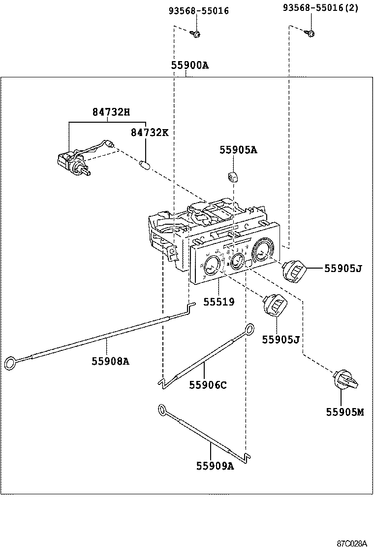 55843-37151 DUCT, HEATER TO REGISTER, NO.1 product image