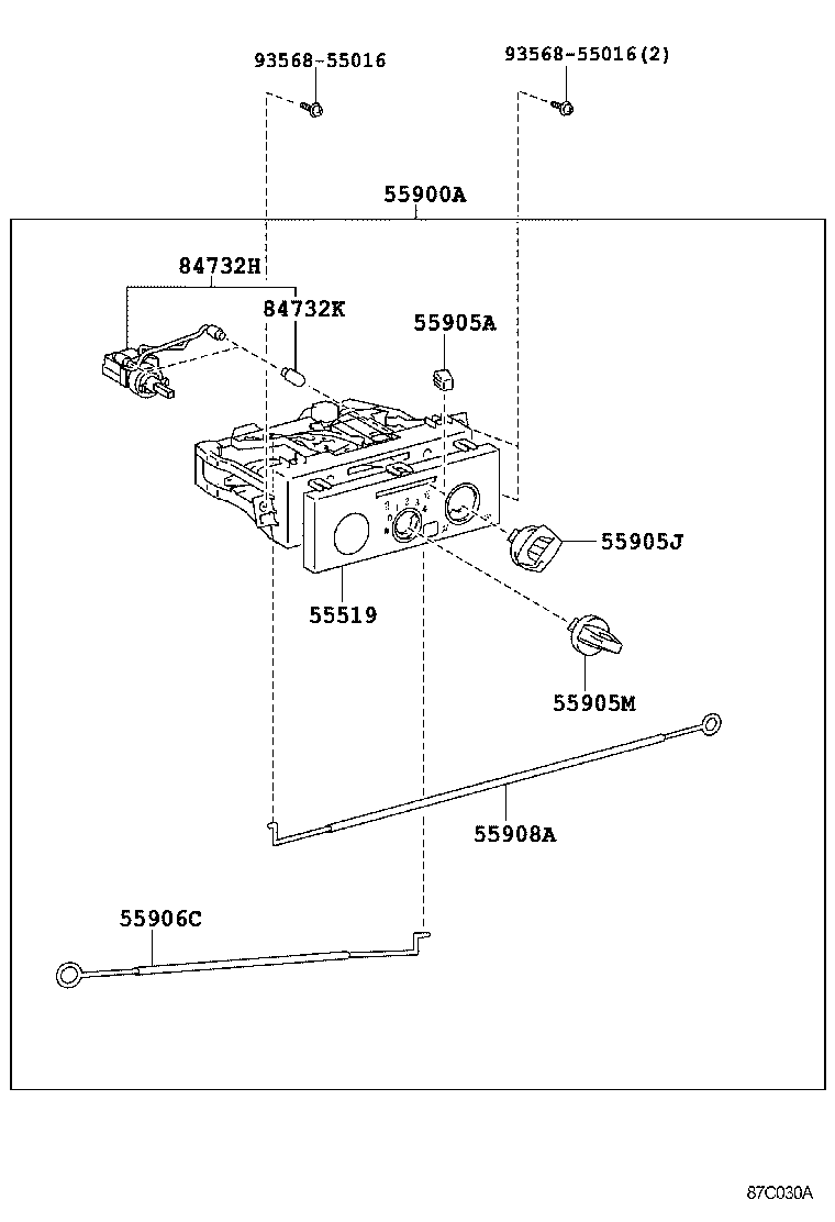 55843-37151 DUCT, HEATER TO REGISTER, NO.1 product image