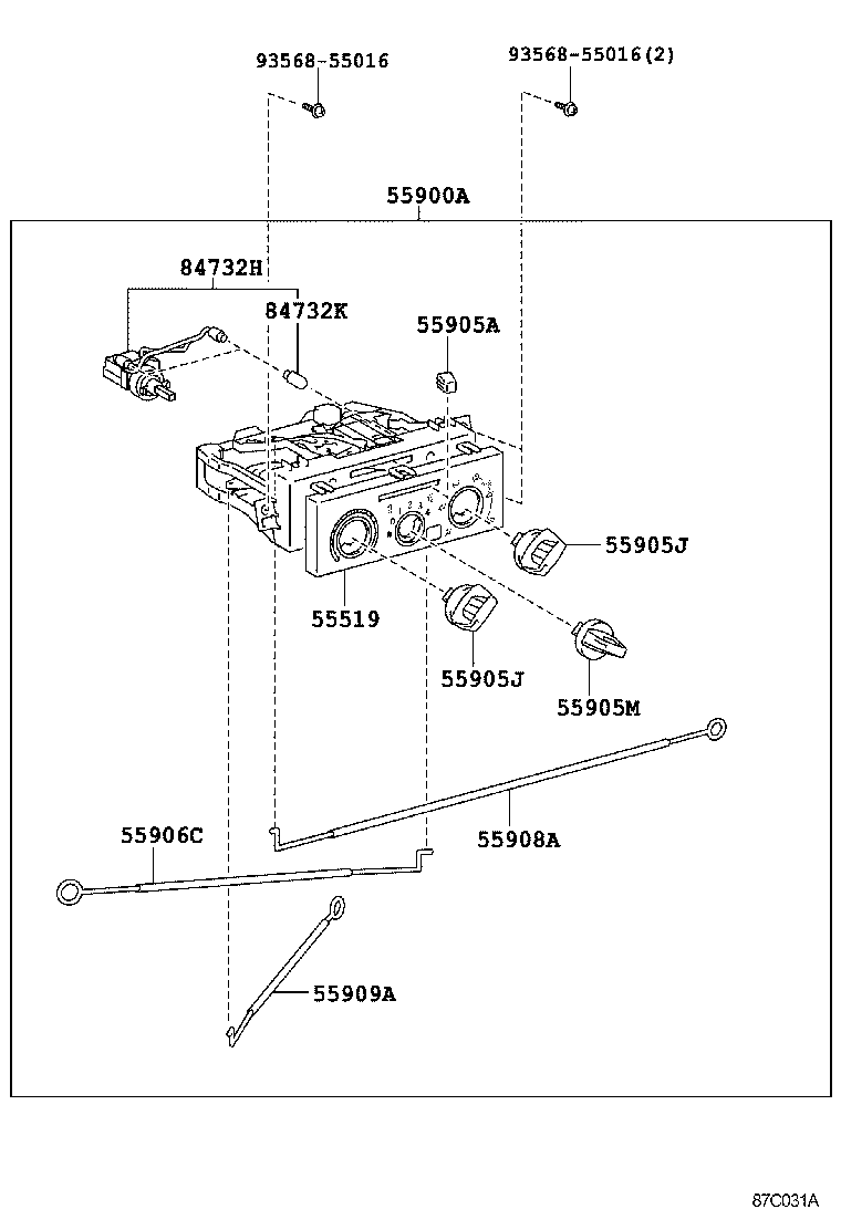 55843-37151 DUCT, HEATER TO REGISTER, NO.1 product image