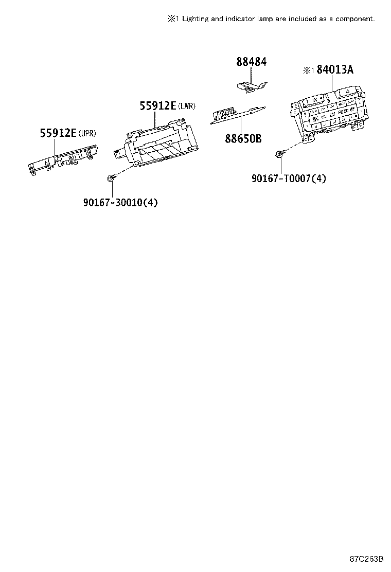 55843-0K040 DUCT, HEATER TO REGISTER, NO.1 product image