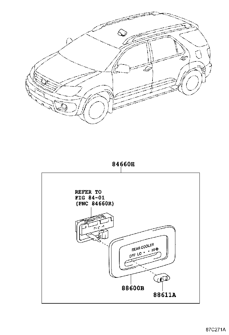 55843-0K040 DUCT, HEATER TO REGISTER, NO.1 product image
