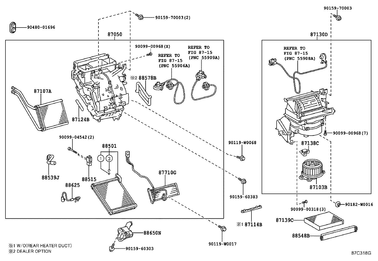 87103-0D111 MOTOR SUB-ASSY, BLOWER W/FAN product image