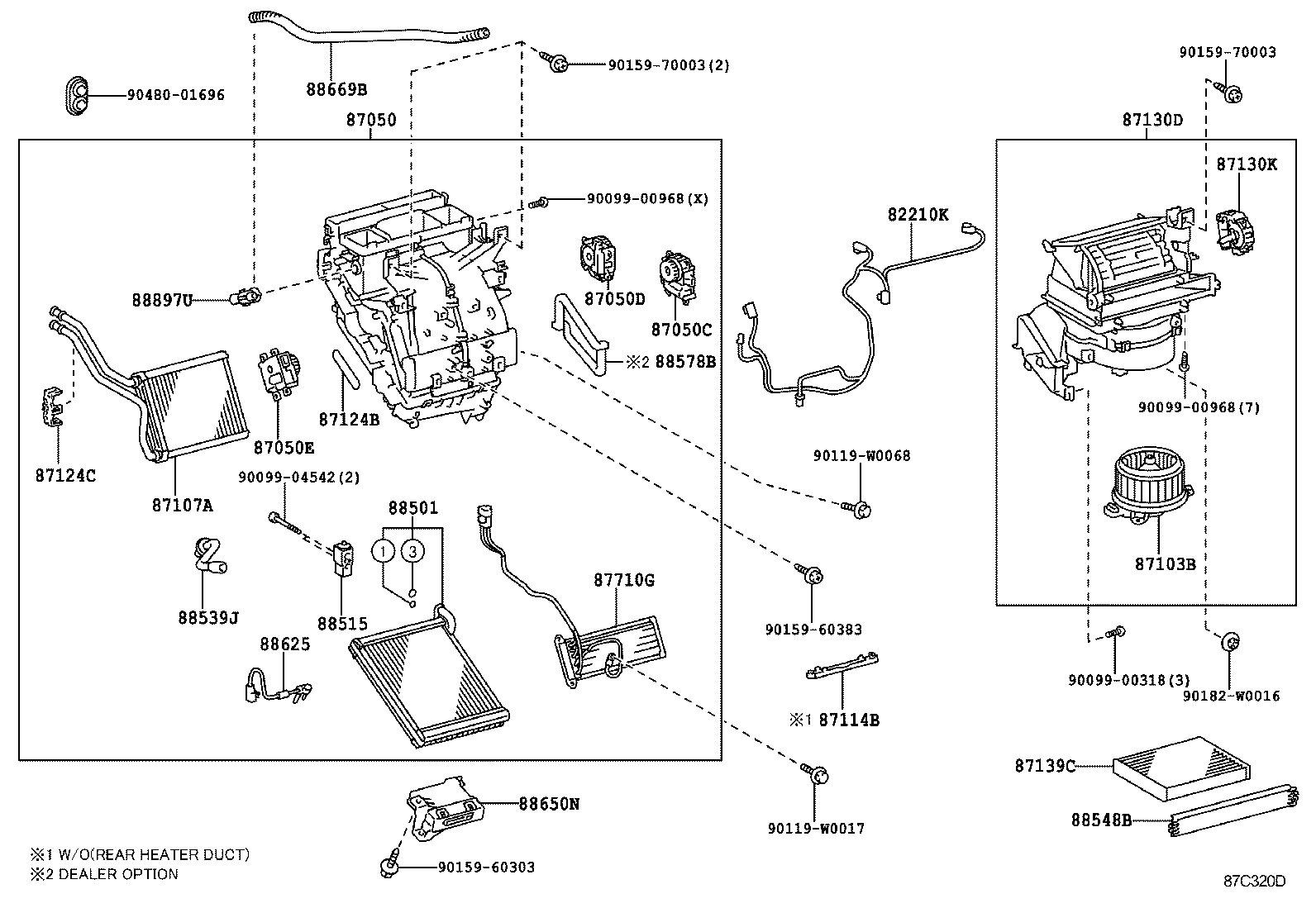 87103-0D111 MOTOR SUB-ASSY, BLOWER W/FAN product image
