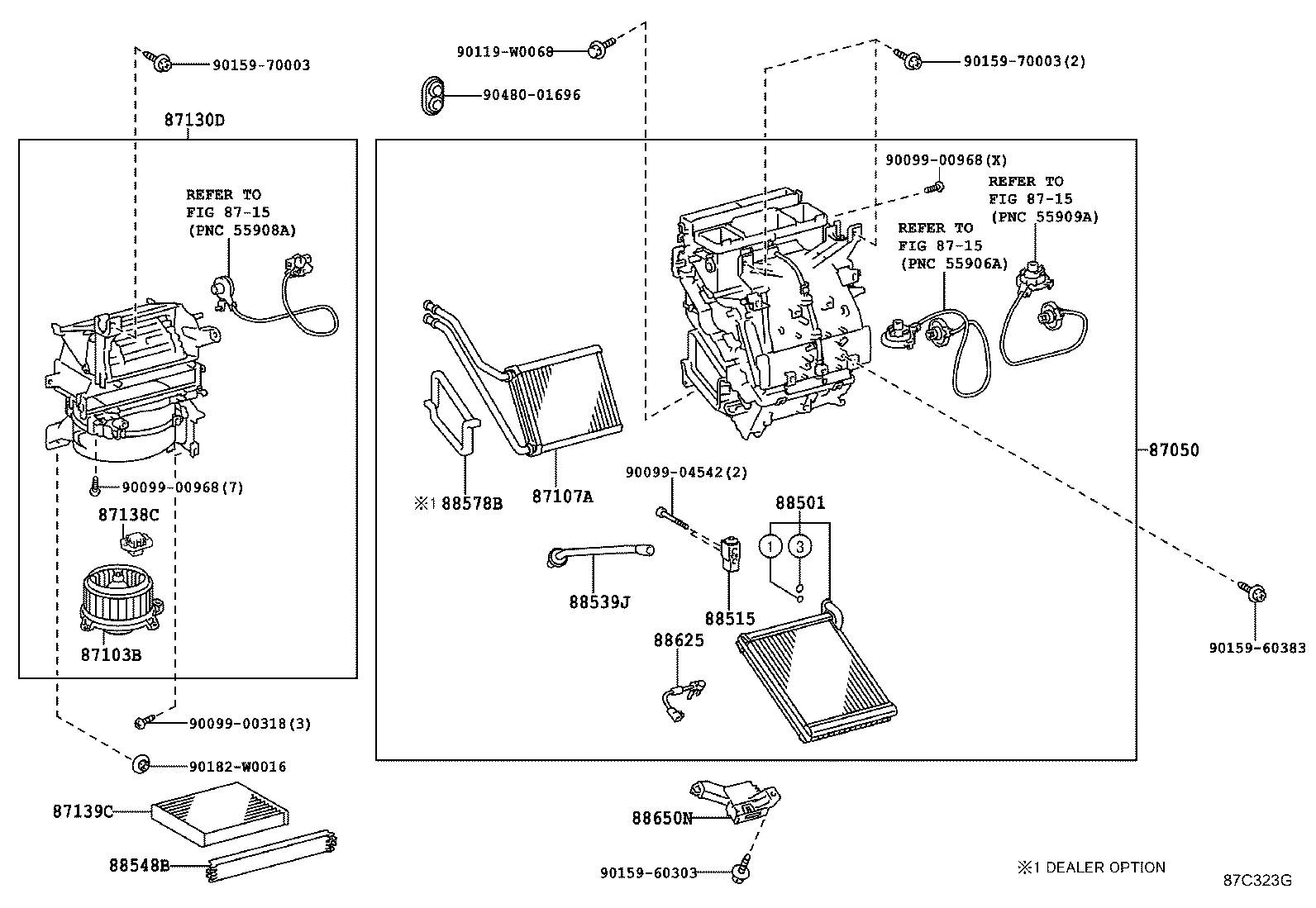 87103-0D111 MOTOR SUB-ASSY, BLOWER W/FAN product image