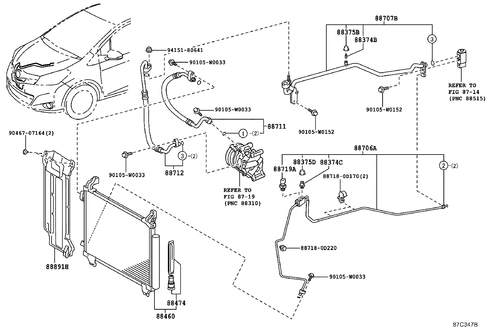 88474-47020 DRYER, COOLER product image