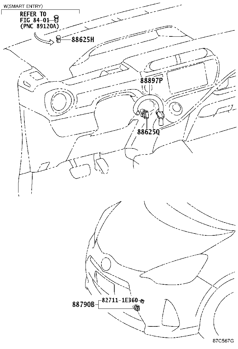 55843-52370 DUCT, HEATER TO REGISTER, NO.1 product image
